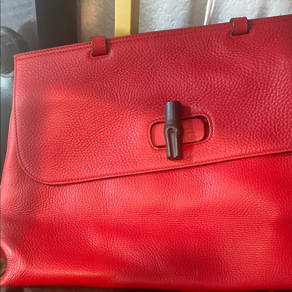 Brand New Gucci Bamboo Daily top handle 2way handbag - Picture 6 of 9